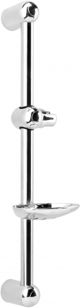 Pare, furtunuri și accesorii pentru duș - Bara dus cu savoniera culoare crom Deante fresh