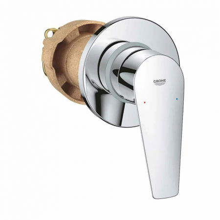 Baterii dus - Baterie dus incastrata crom, corp incastrat inclus, Grohe BauEdge 2