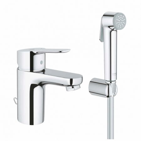 Baterii lavoare - Set baterie lavoar cu dus igienic Grohe BauEdge Hygienica S