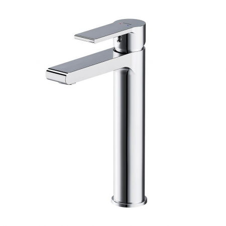 Baterii lavoare - Baterie lavoar inalta Cersanit Brasco, crom lucios