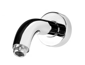 Brat dus cu montaj pe perete culoare crom Deante 160 mm, Cascada [0]