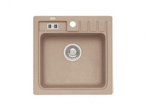 Bucatarie - Chiuveta bucatarie patrata bej melange Alveus Niagara 20