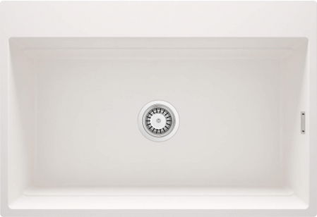 Bucatarie - Chiuveta bucatarie magnetica din granit, 76x52 cm, alb, Deante Magnetic