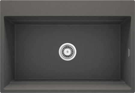 Bucatarie - Chiuveta bucatarie magnetica din granit, 76x52 cm, antracit metalic, Deante Magnetic