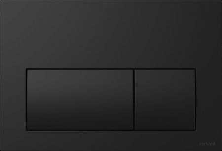 Clapete de actionare - Clapeta actionare rezervor wc negru mat Cersanit Presto II