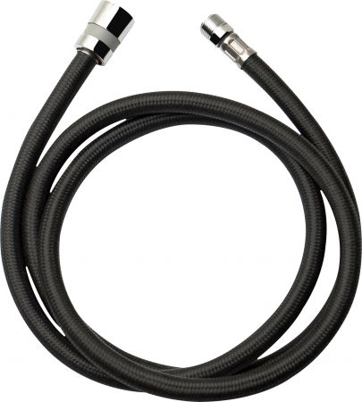 Bucatarie - Furtun Deante pentru baterie bucatarie cu dus extractibil, 150 cm, nailon, negru