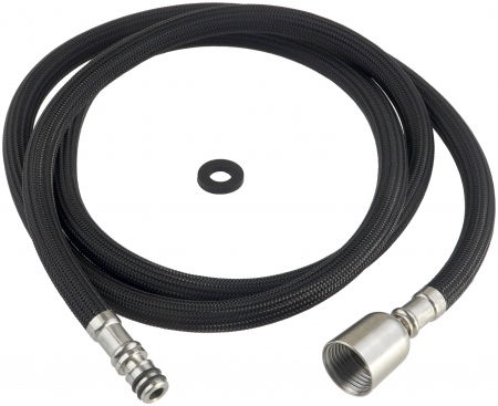 Bucatarie - Furtun Deante pentru baterie bucatarie cu dus extractibil, 150 cm, negru