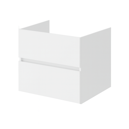 Mobilier pentru lavoar - Mobilier pentru lavoar pe blat, 60 cm, alb lucios, Fluminia Genova