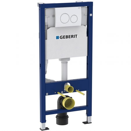 Rezervoare incastrate - Set rezervor Wc Incastrat Geberit cu set fixare si clapeta alba Duofix Delta