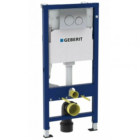 Rezervoare incastrate - Set rezervor Wc Incastrat Geberit cu set fixare si clapeta crom Duofix Delta