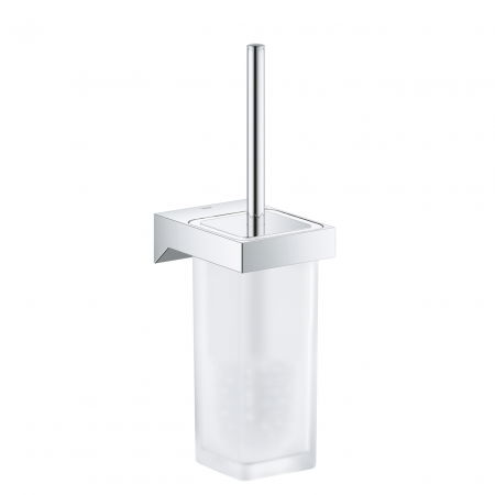 Accesorii toaleta - Suport perie wc Grohe Selection Cube, crom