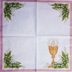Nunta, botez, zi de nastere - servetel-model-comuniune