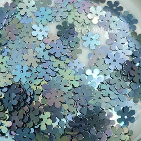Accesorii craft - paiete-flori-plate-10mm-diverse-culori