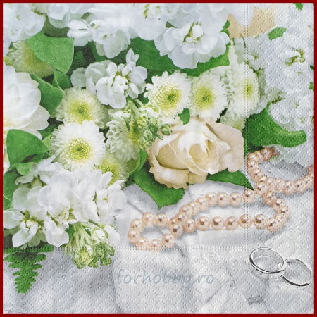 Nunta, botez, zi de nastere - servetel-decorativ-paper-design-nunta