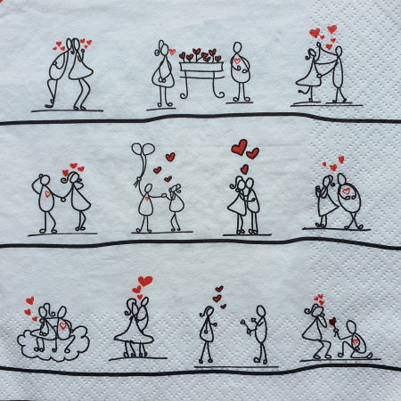 Nunta, botez, zi de nastere - servetel-pentru-tehnica-decoupage-de-nunta