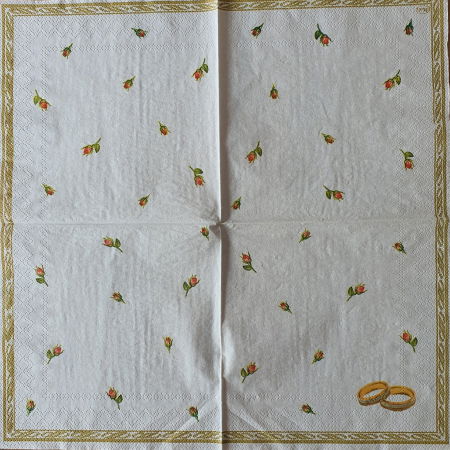 Nunta, botez, zi de nastere - servetel-decortiv-ring