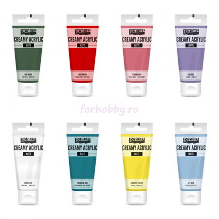 Arta plastica - vopsea-acrilica-cremoasa-mata-60-ml-pentart