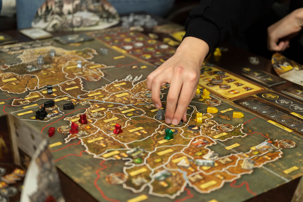 Jocuri de societate în interior