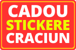 Cadou - stickere Craciun
