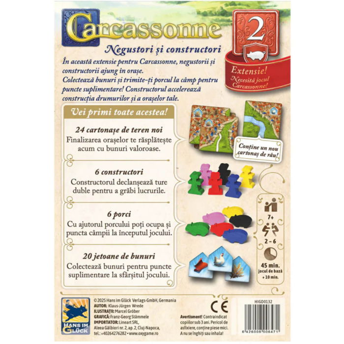 Carcassonne - Extensia 2: Negustori si constructori (RO) [2]