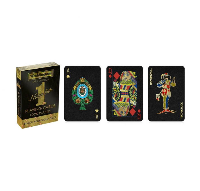 Carti de joc Waddingtons Black and Gold [2]