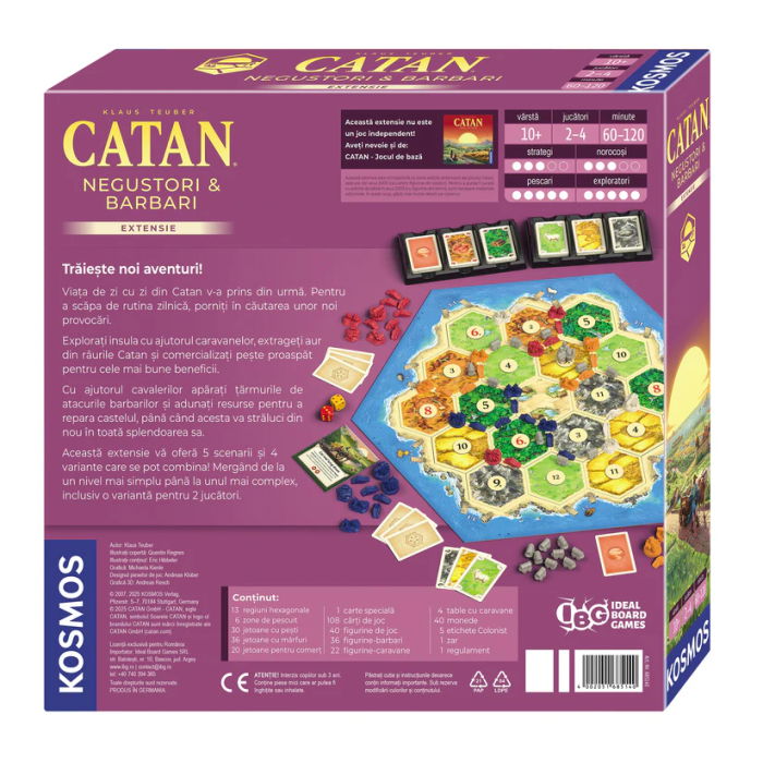 Catan - Extensie joc Negustori si Barbari pentru 3-4 jucatori (RO) [3]