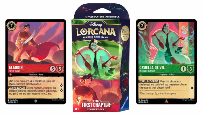 Disney Lorcana TCG - The First Chapter Starter Deck: Daring and Deception (EN) [2]