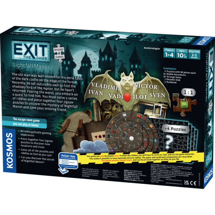 Exit Puzzle: Nightfall Manor (EN) [3]