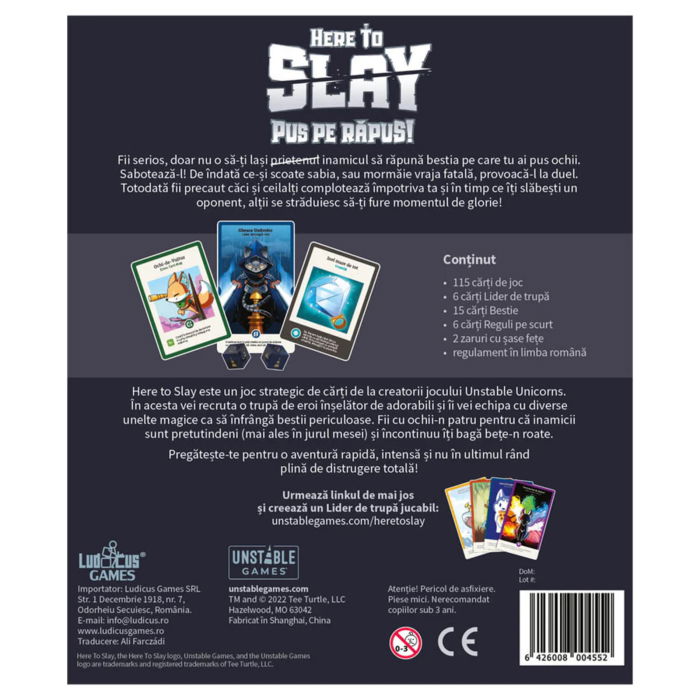 Here to Slay: Pus pe Rapus (RO) [3]