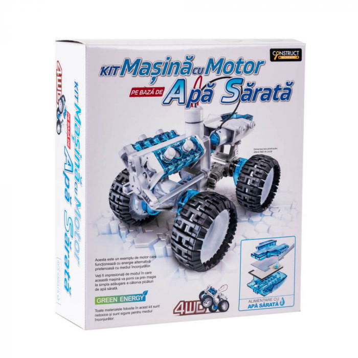 Kit Robotica Masina 4x4 Motor pe Apa Sarata [1]