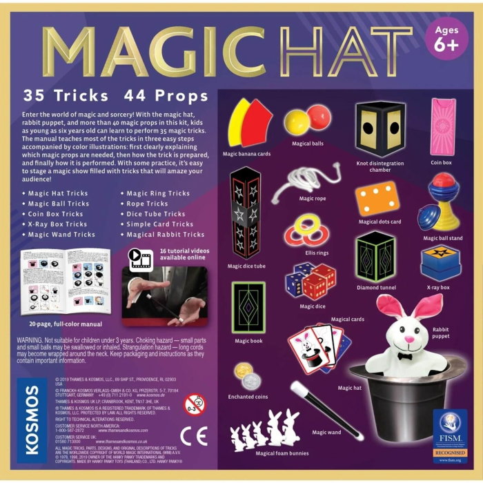 Magic Hat - Palaria magica cu 35 de trucuri (EN) [3]