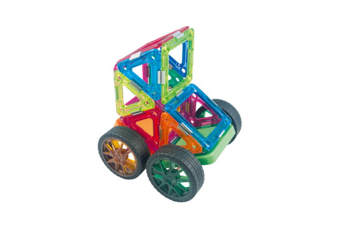 Set magnetic 17 pcs Magspace - Mini Cars [4]