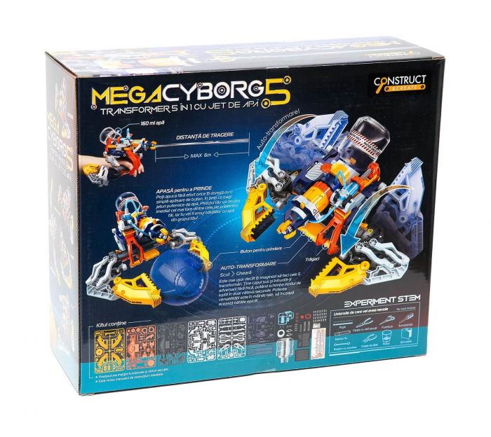 Mega Cyborg – Transformer 5 in 1 cu jet de apa (RO) [2]