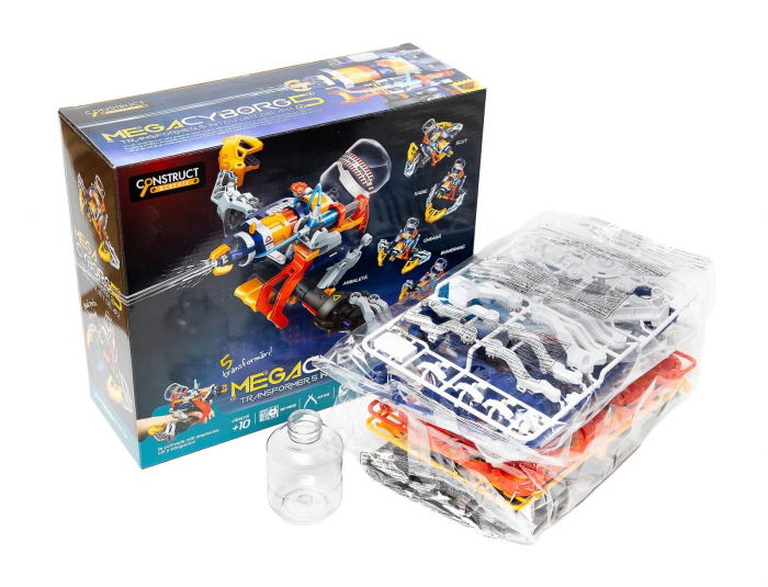 Mega Cyborg – Transformer 5 in 1 cu jet de apa (RO) [3]