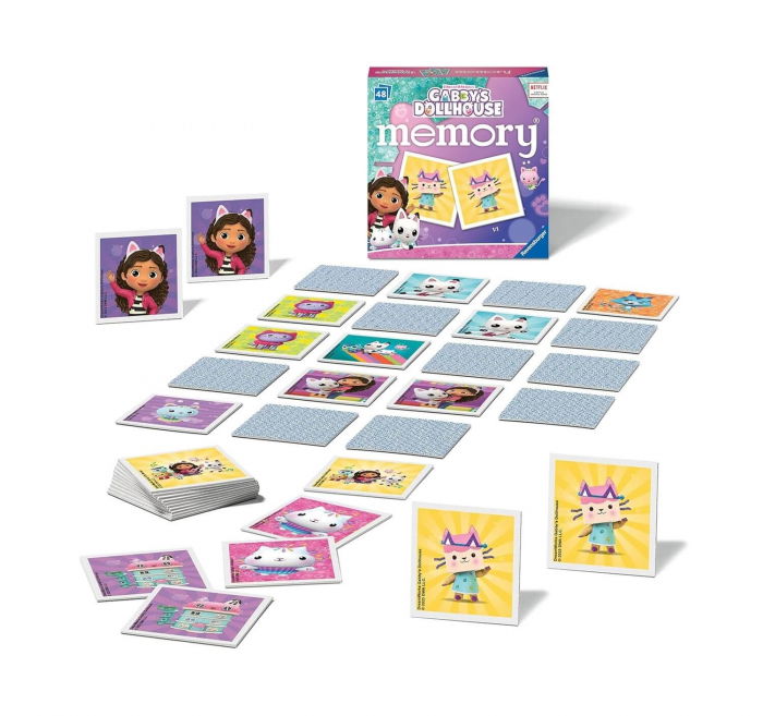 Mini joc de memorie pentru copii - Gabby's Dollhouse (EN) [2]