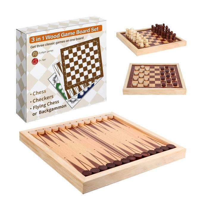 Mini set de calatorie - Sah, Dame, Table [1]