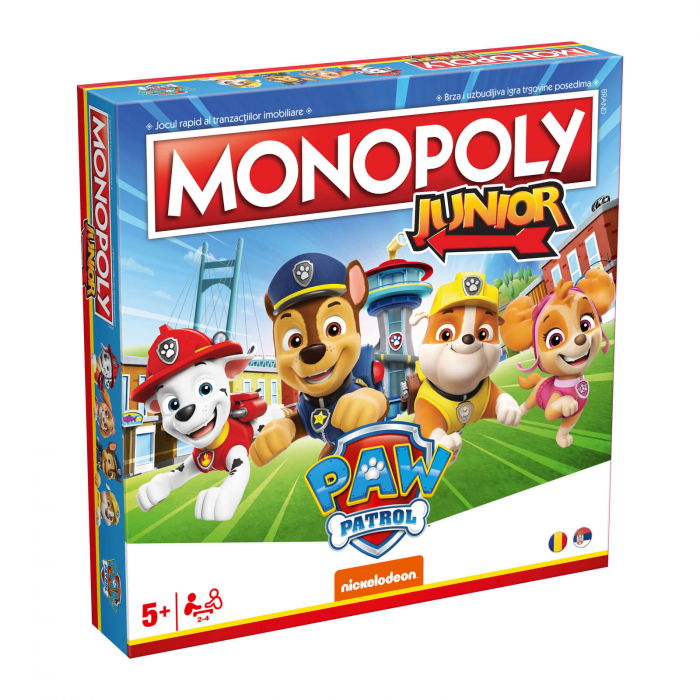 Monopoly Junior Patrula Catelusilor - Paw Patrol (RO) [1]