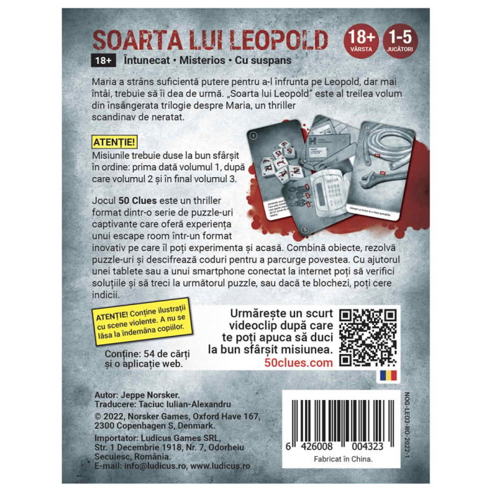 Pachet 50 Clues - Pendulul Mortii, Ritualul Nopti Albe si Soarta lui Leopold [10]