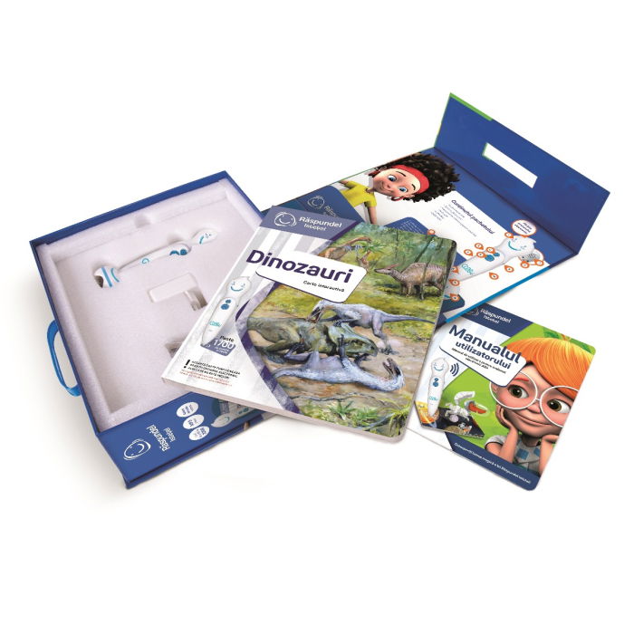 Pachet Raspundel Istetel - Creion si carte Dinozauri [2]