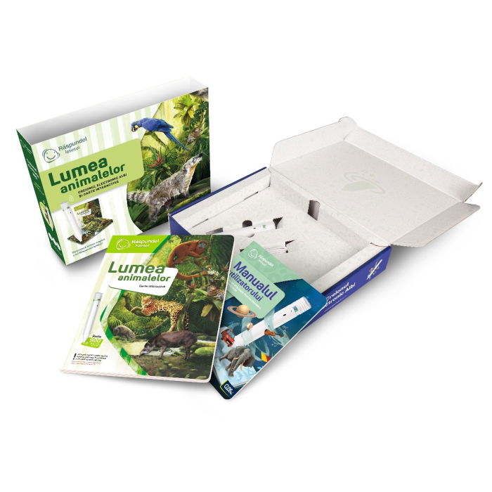 Pachet Raspundel Istetel - Creion si carte Lumea animalelor [2]