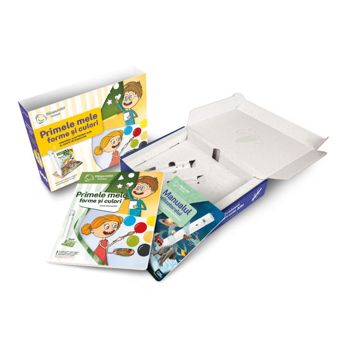 Pachet Raspundel Istetel - Creion si carte Primele mele forme si culori [2]