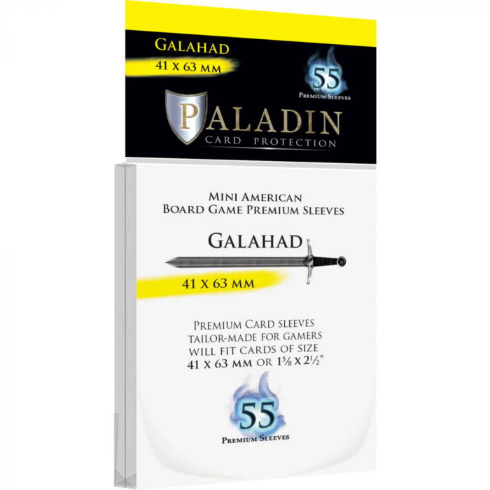 Paladin Card Sleeves: Galahad - Mini American, 4.1 x 6.3 cm [1]
