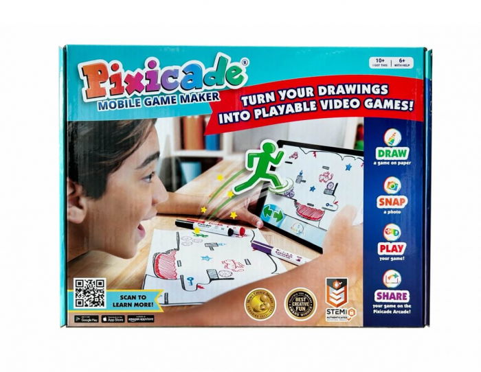 Pixicade - Kit creativ pentru transformarea desenelor copiilor in jocuri video pentru telefon sau tableta [9]