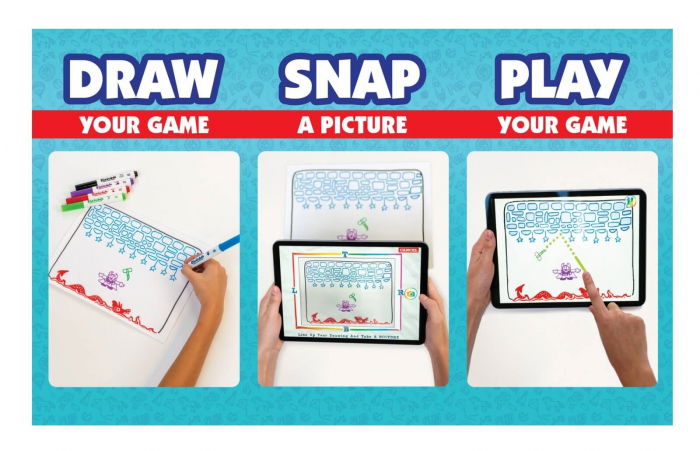 Pixicade - Kit creativ pentru transformarea desenelor copiilor in jocuri video pentru telefon sau tableta [4]