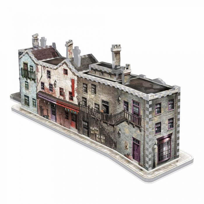 Puzzle 3D Wrebbit Harry Potter - Diagonal Alley (450 piese) [4]