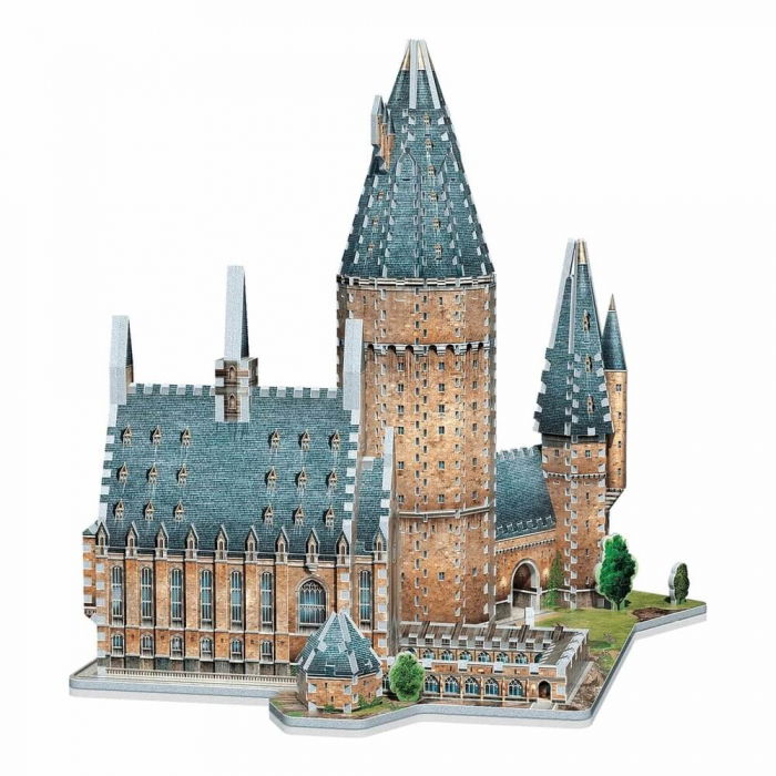Puzzle 3D Wrebbit Harry Potter - Great Hall (850 piese) [5]