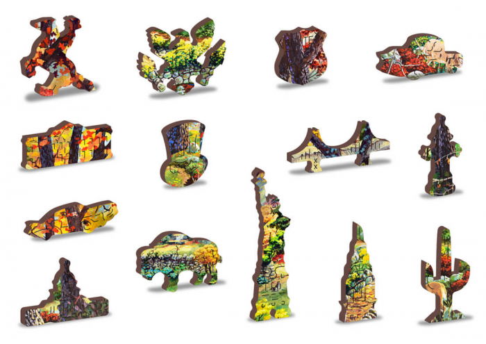 Puzzle din lemn - A Cottage in the Woods - 200 piese [4]