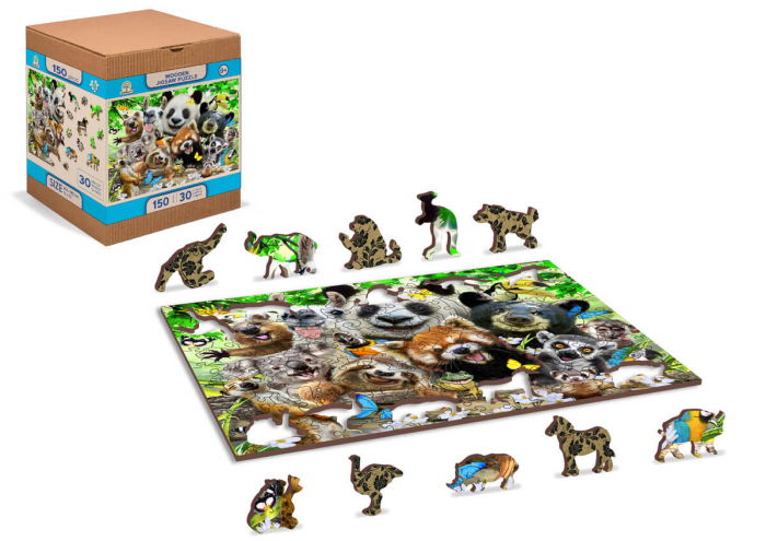 Puzzle din lemn - Bear Paradise - 150 piese [3]