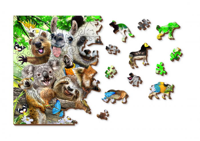 Puzzle din lemn - Bear Paradise - 150 piese [6]