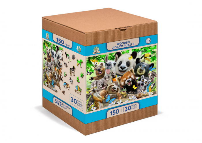 Puzzle din lemn - Bear Paradise - 150 piese [5]